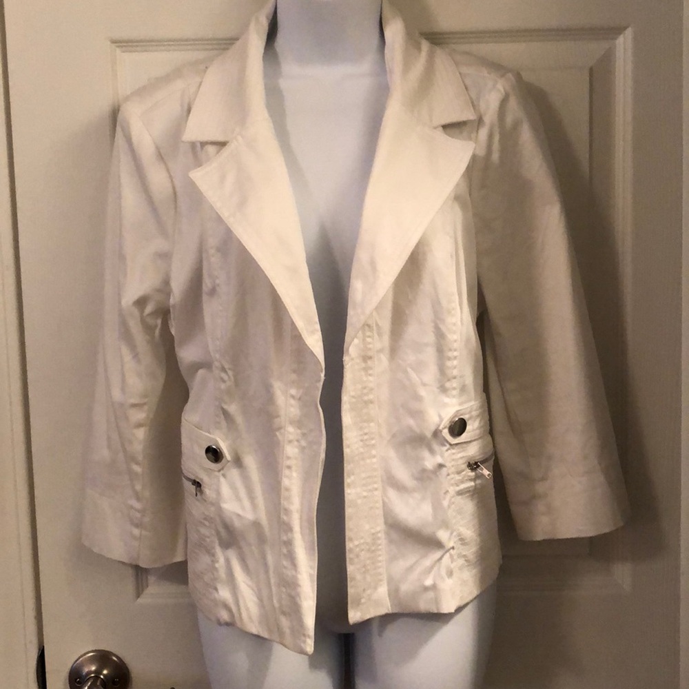 White Blazer Jacket